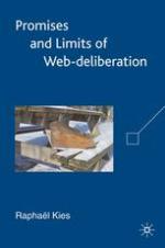 Promises and limits of web-deliberation