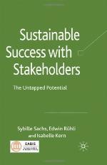 Sustainable Success with Stakeholders