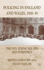 Policing in England and Wales, 1918-39