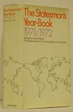 The statesman's year-book : statistical and historical annual of the states of the world for the year 1971-1972
