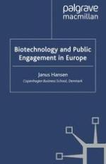 Biotechnology and public engagement in Europe