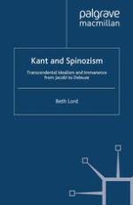 Kant and Spinozism