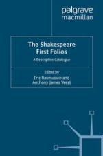 The Shakespeare First Folios