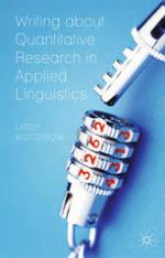 Writing about quantitative research in applied linguistics