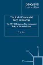 The Soviet Communist Party in Disarray