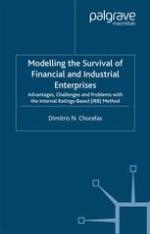 Modelling the Survival of Financial and Industrial Enterprises