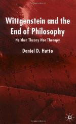 Wittgenstein and the End of Philosophy