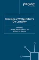 Readings of Wittgenstein's On certainty