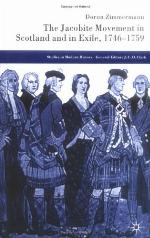 The Jacobite Movement in Scotland and in Exile, 1746-1759