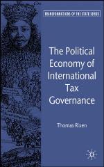 The Political Economy of International Tax Governance