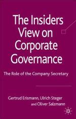 The Insider's View on Corporate Governance