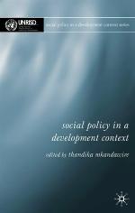 Social Policy in a Development Context