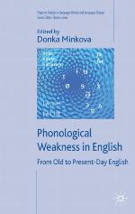 Phonological Weakness in English