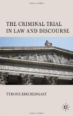 The Criminal Trial in Law and Discourse