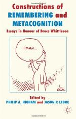 Constructions of Remembering and Metacognition