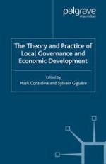The Theory and practice of local governance and economic development