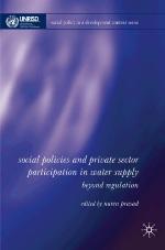 Social policies and private sector participation in water supply : beyond regulation
