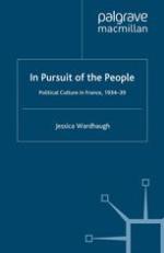In Pursuit of the People Political Culture in France, 1934-9