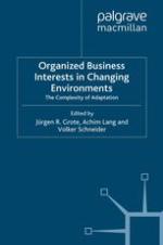 Organized business interests in changing environments : the complexity of adaptation