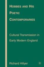 Hobbes and his poetic contemporaries : cultural transmission in early modern England
