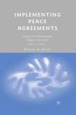 Implementing peace agreements : lessons from Mozambique, Angola, and Liberia