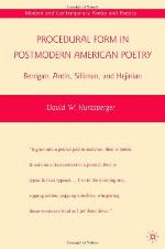 Procedural Form in Postmodern American Poetry
