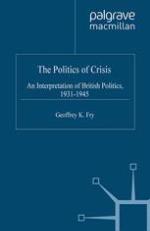 The politics of crisis : an interpretation of British politics, 1931-1945