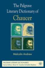 The Palgrave Literary Dictionary of Chaucer