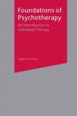 Foundations of psychotherapy : an introduction to individual therapy