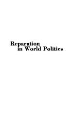 Reparation in World Politics