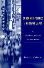 Consumer Politics in Postwar Japan