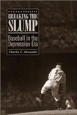 Breaking the slump : baseball in the Depression era