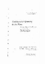 Combinatorial Geometry In The Plane