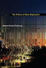 The Politics of Mass Digitization