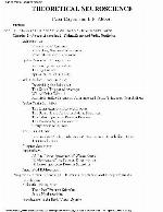 Theoretical Neuroscience