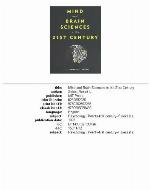Mind and Brain Sciences in the 21st Century