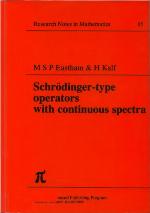 Schrödinger Type Operators With Continuous Spectra