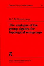 The Analogue of the Group Algebra for Topological Semigroups