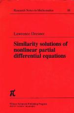 Similarity Solutions of Nonlinear Partial Differential Equations
