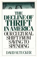 The Decline of Thrift in America