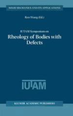 Iutam Symposium on Rheology of Bodies with Defects