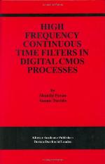 High frequency continuous time filters in digital CMOS processes