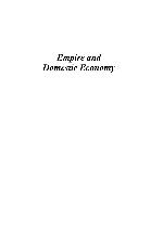 Empire And Domestic Economy