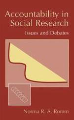 Accountability In Social Research Issues And Debates