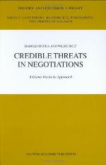 Credible Threats in Negotiations. a Game-Theoretic Approach