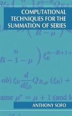 Computational Techniques for the Summation of Series