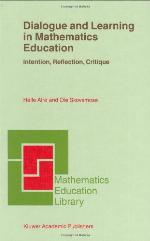 Dialogue and Learning in Mathematics Education
