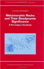 Metamorphic Rocks and Their Geodynamic Significance
