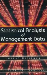 Statistical analysis of management data