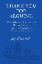 Thank You for Arguing